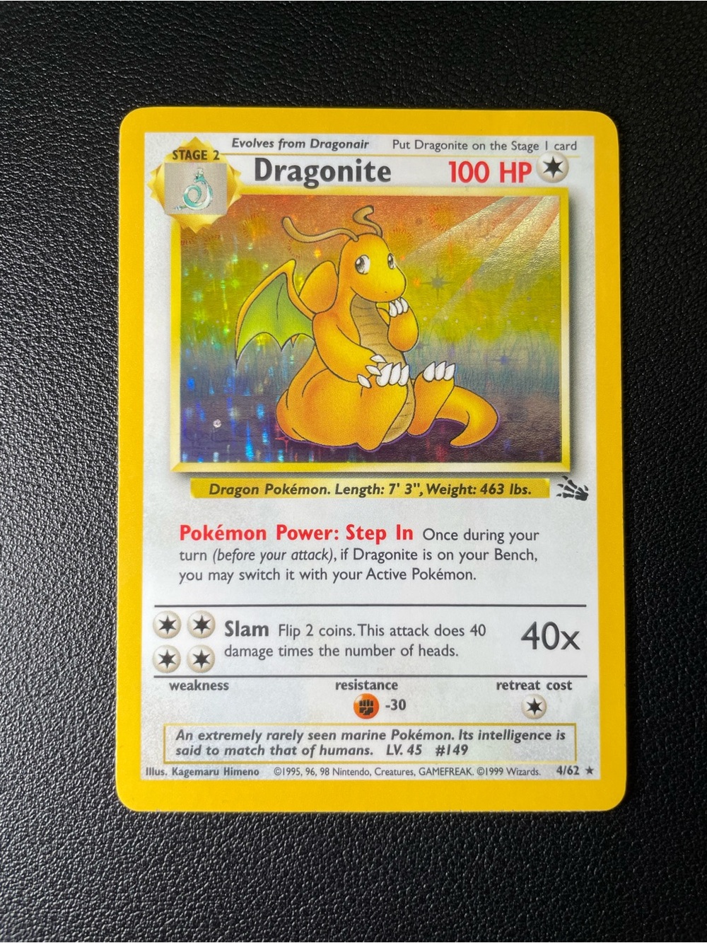 Dragonite #4/Pokemon Fossil